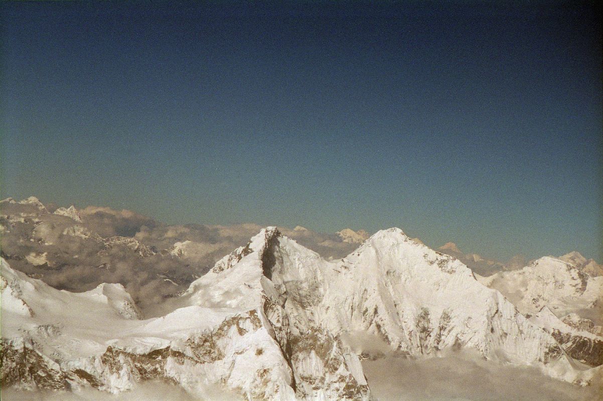 2 3 Chomolonzo, Lhotse East Face, Everest East Face, Cho Oyu From Lhasa Flight To Kathmandu